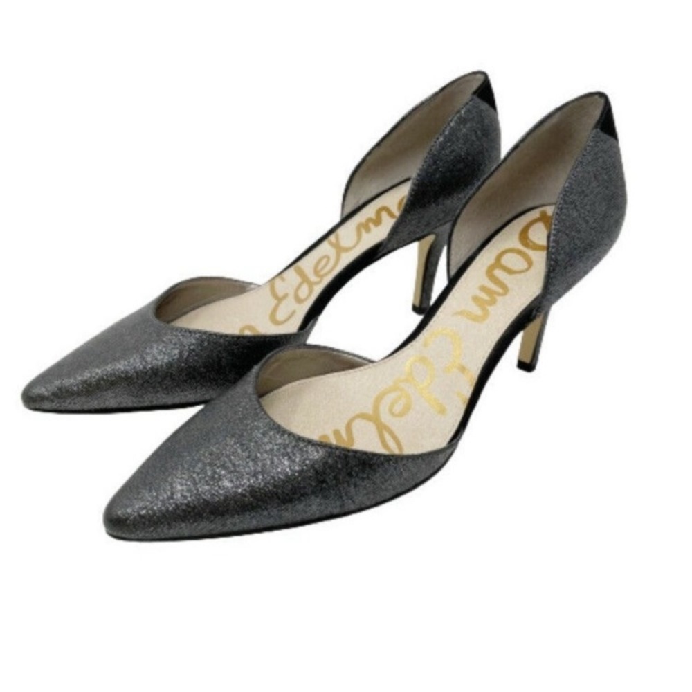 Sam Edelman Gray Metallic Pumps Size 8